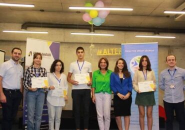 უნივერსიტეტ  #ალტერბრიჯისა და #ProActiveGroupGeorgia-ს ერთობლივ პროექტში „საჯარო გამოსვლის ჩემპიონატი“ ჩვენი სკოლის მოსწავლეებმა მიიღეს მონაწილოება