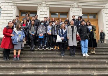 ვიზიტი თბილისის სახელმწიფო უნივერსიტეტში სამოქალაქო განათლების კლუბის პროექტ ,,მე ვირჩევ ჩემს მომავლის პროფესიას” ფარგლებში.