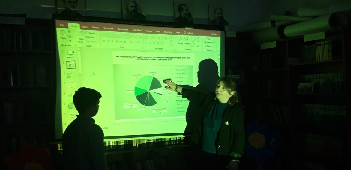 ა(ა)იპ იოანე ბოლნელის სახელობის სკოლას  ბოლნისის პირველადი ჯანდაცვის ცენტრის ხელმძღვანელი,მაკა მამარდაშვილი ეწვია