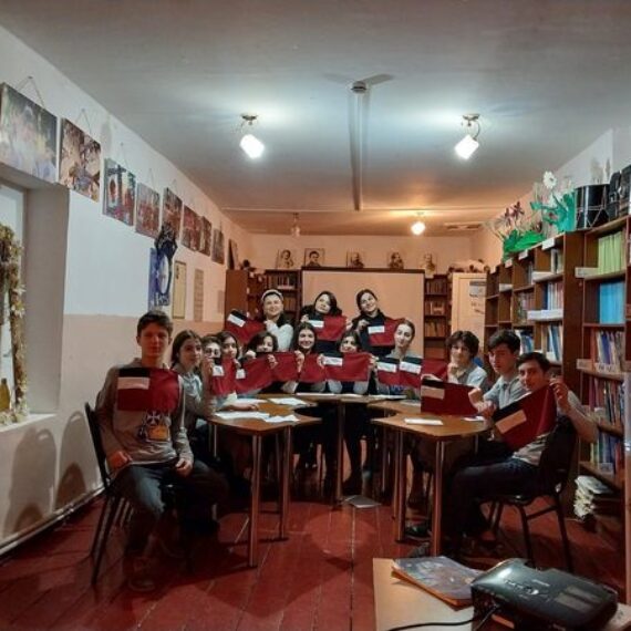 ა(ა)იპ იოანე ბოლნელის სახელობის სკოლაში ოკუპაციის კვირეულის ფარგლებში ღონისძიება  “ერთი ლექსის ისტორია” ჩატარდა