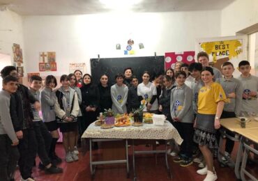 მერვე კლასში,დამრიგებლის საათის ფარგლებში, ჯანსაღი კვების გაკვეთილი ჩატარდა