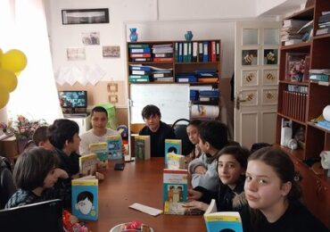 ა(ა)იპ იოანე ბოლნელის სახელობის სკოლის წიგნის კლუბში მორიგი სამუშაო შეხვედრა გაიმართა