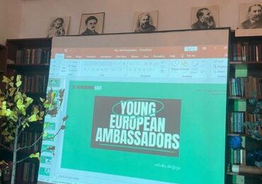 ა(ა)იპ იოანე ბოლნელის სახელობის სკოლის ბოლნისის ახალგაზრდულ სივრცეს ახალგაზრდა ევროპელი ელჩები ეწვივნენ