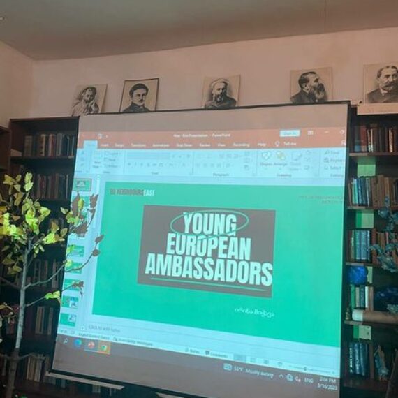 ა(ა)იპ იოანე ბოლნელის სახელობის სკოლის ბოლნისის ახალგაზრდულ სივრცეს ახალგაზრდა ევროპელი ელჩები ეწვივნენ