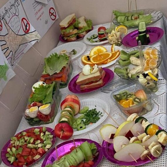 მეშვიდე კლასის მოსწავლეებმა პროექტ ,,ჯანსაღი კვების” ფარგლებში აქტოვობა განახორციელეს