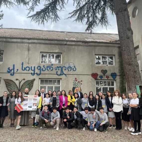 სამოქალაქო განათლების კლუბის Peak Of Changes/ცვლილებების პიკი    პროექტ ,,დიპლომატიის სკოლა 2023″ ფარგლებში შეხვედრა გაიმართა  ბულგარეთის ელჩთან საქართველოში